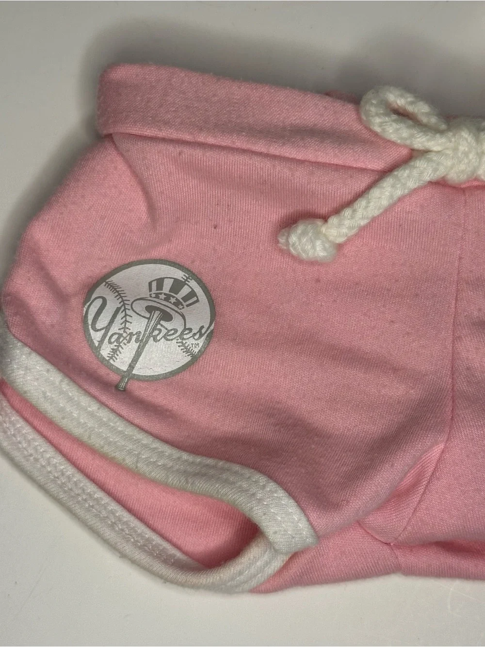 Build A Bear Workshop Pink New York Yankees Lot 3 Jersey, Shorts, & Hat Genuine